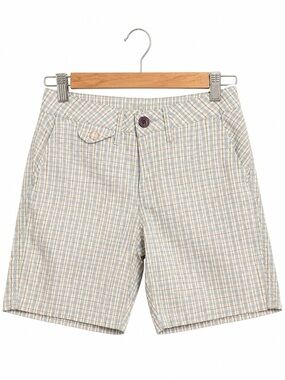 Jag  Jeans Plaid Shorts – Women’s Size 4 – Light Blue/White – Stretch Waist